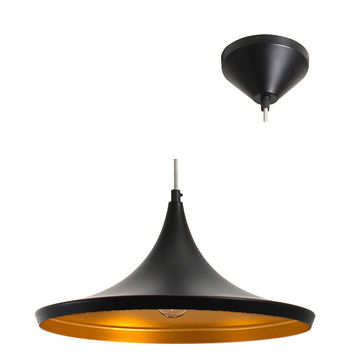 Vortex - Pendant - Black and Gold