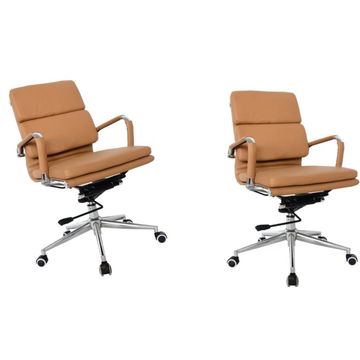 Executive Leather Office Chair set 2