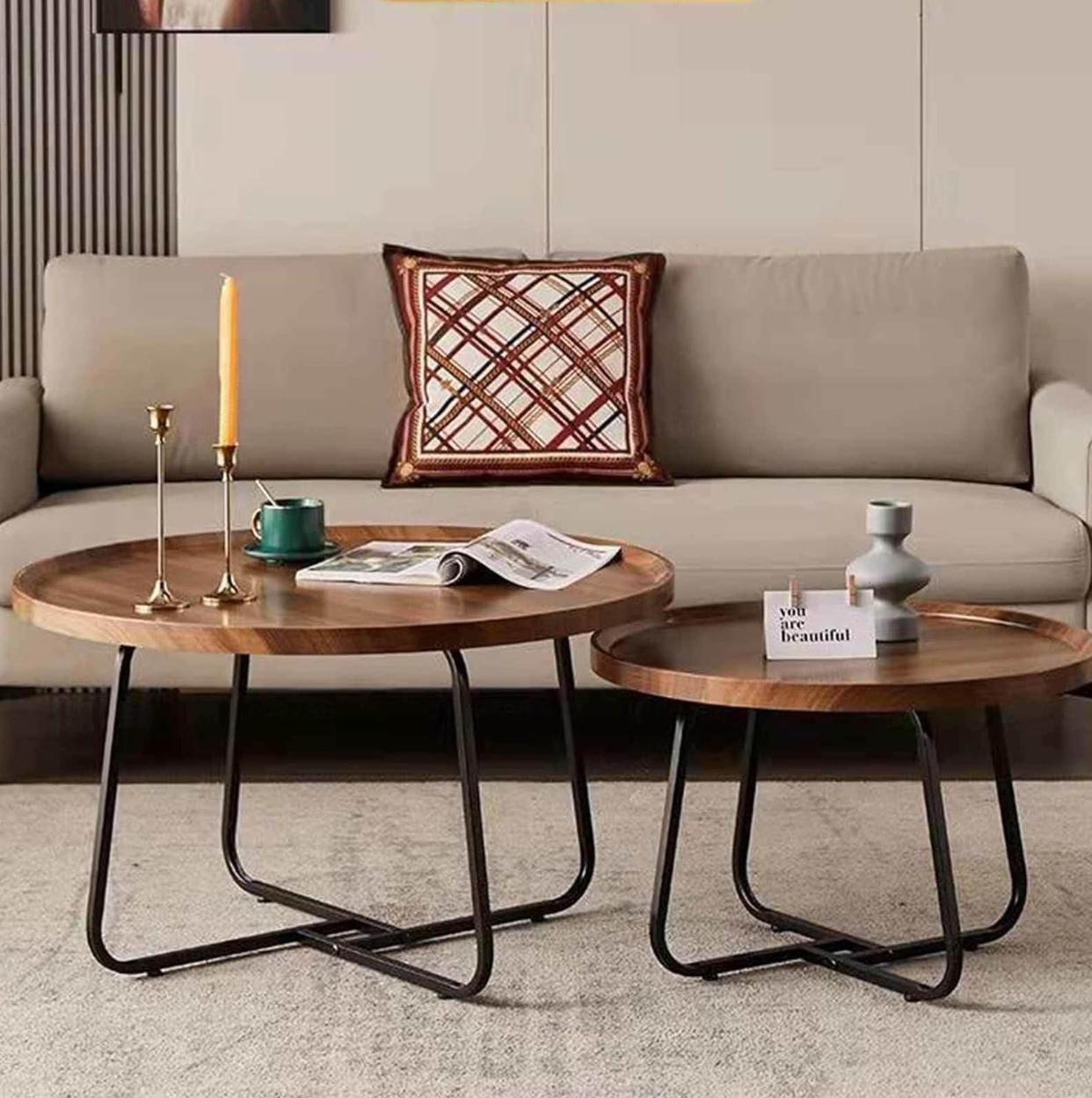 IG Furn-  Homestead Round Coffee Table Brown