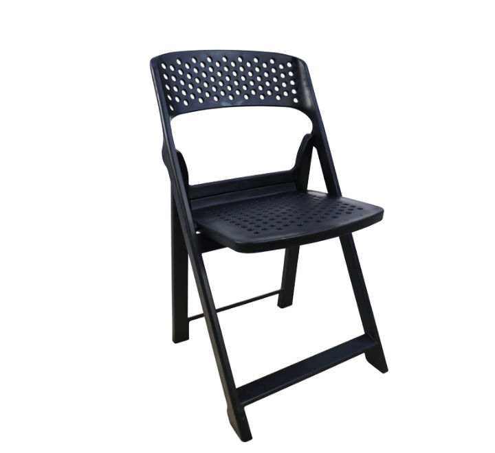 Vividitto -Plastic Folding Chair - Black