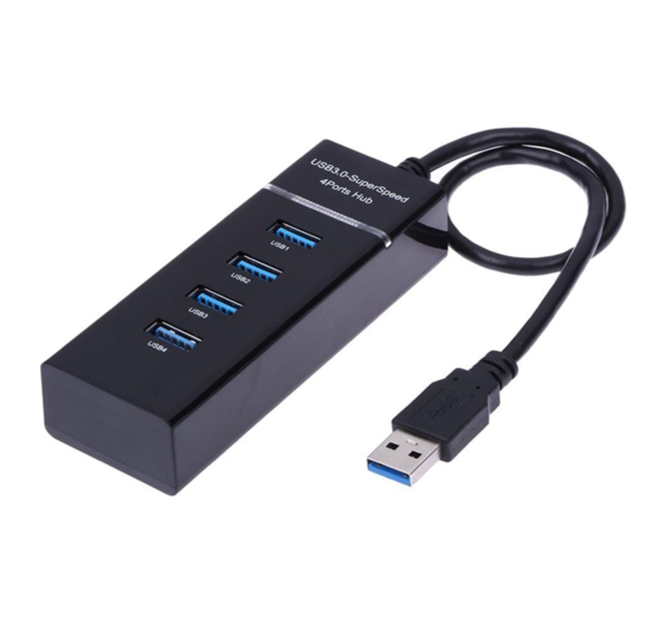 4 Port USB 3.0 hub with 30cm cable