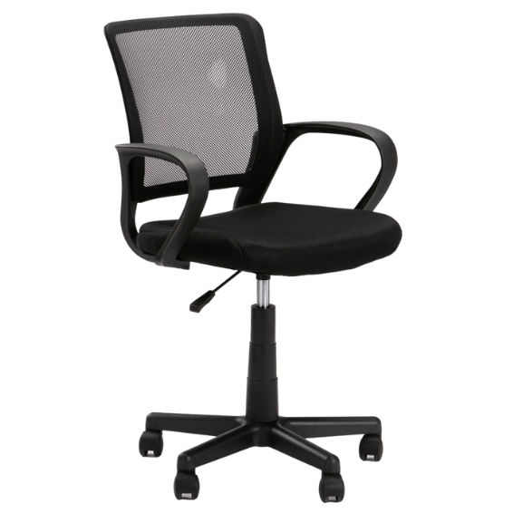 DELUXE OFFICE CHAIR OF528 - BLACK