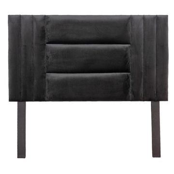 Luna Headboard - Black Velvet  - Double