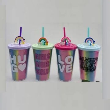 Rainbow 450ml Summer Cup
