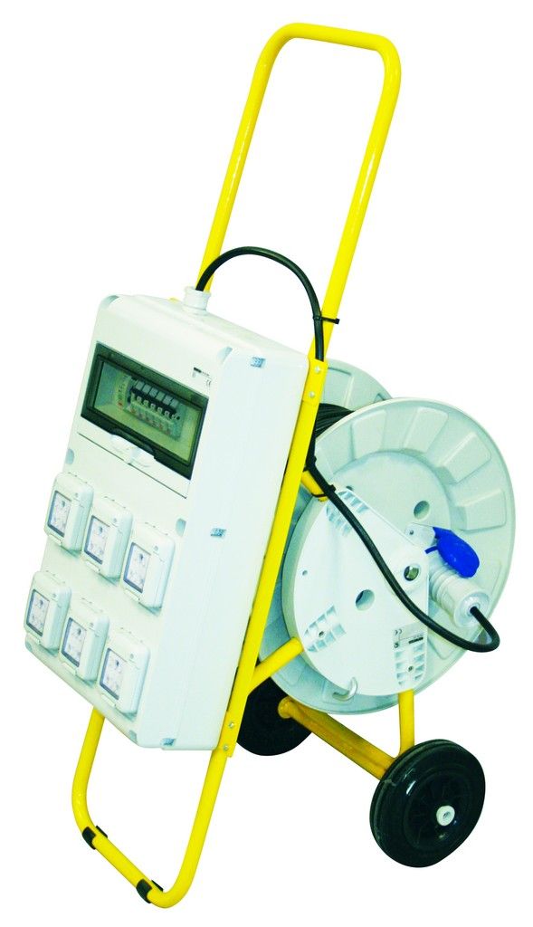 Q-DIN Mobile Dist. Board 1-PH C/W 33M Reel IP44