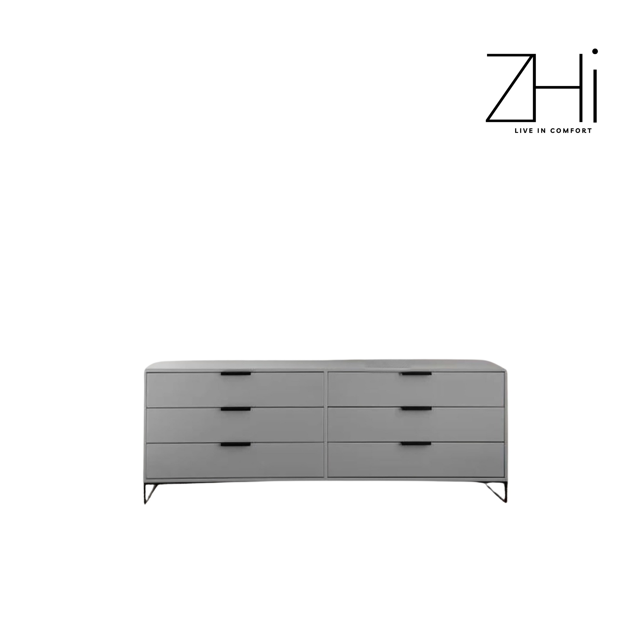 Mordern Loft Six Drawe Dresser