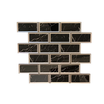 Mosaic Glass - Metro Obsidian - 300x300 (per sheet)