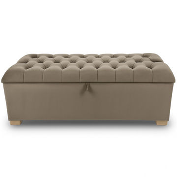 Designer Concepts Connor Storage Box - Medium-Queen- Brown