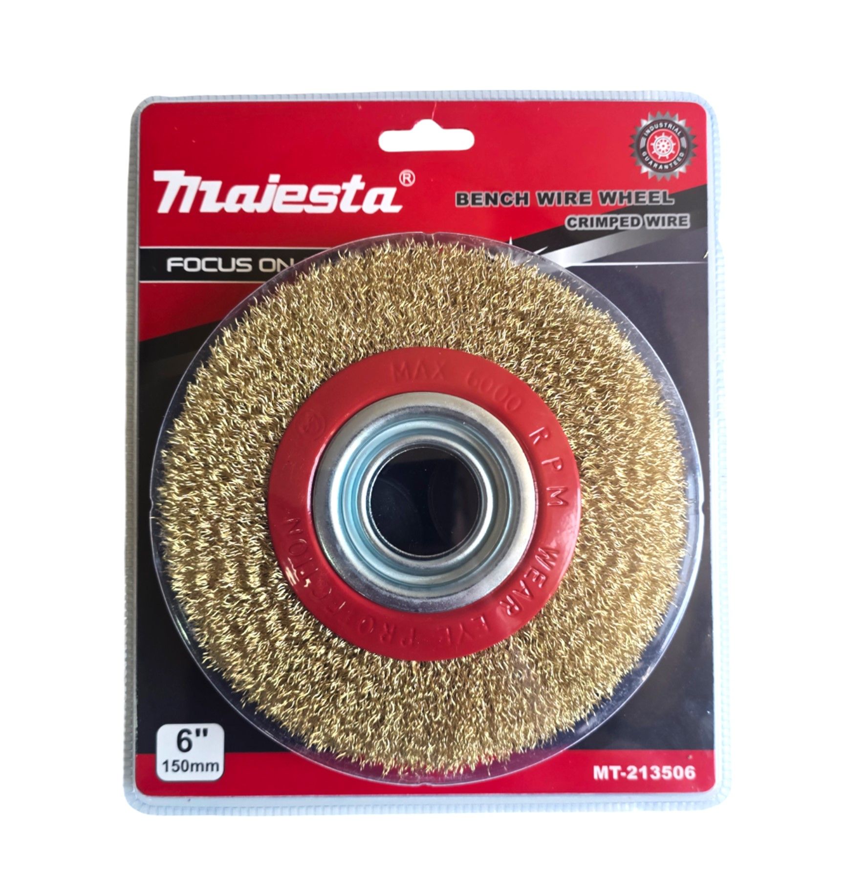 Majesta Bench Grinder Wire Wheel 150mm