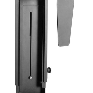 Bracket - Adjustable Under-Desk Wall Cpu Mount With 360-Degree Swivel - Mount Under Your Desk Or On The Wall
