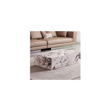 Modern Simple Sintered Stone Marble Coffee Table - White