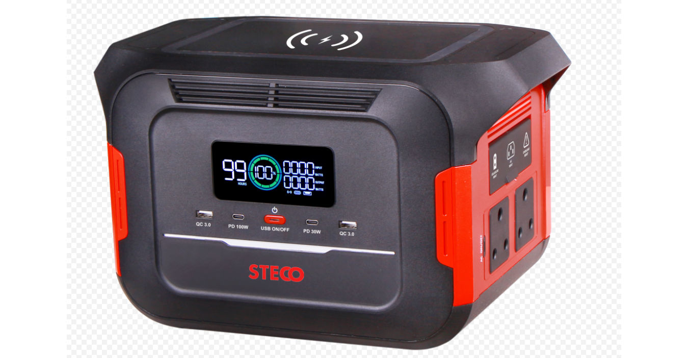 STECO FAST CHARGING PORTABLE POWER STATION 600W