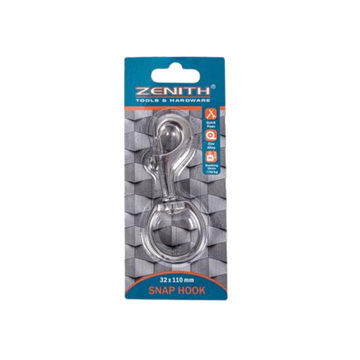 Snap Hook & Swivel 32mm x 110mm Zinc Alloy (Pack of 10)