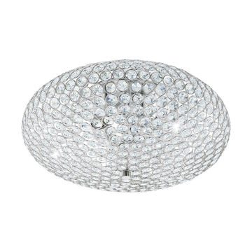 Eglo - Clemente - Large Ceiling Light - Chrome
