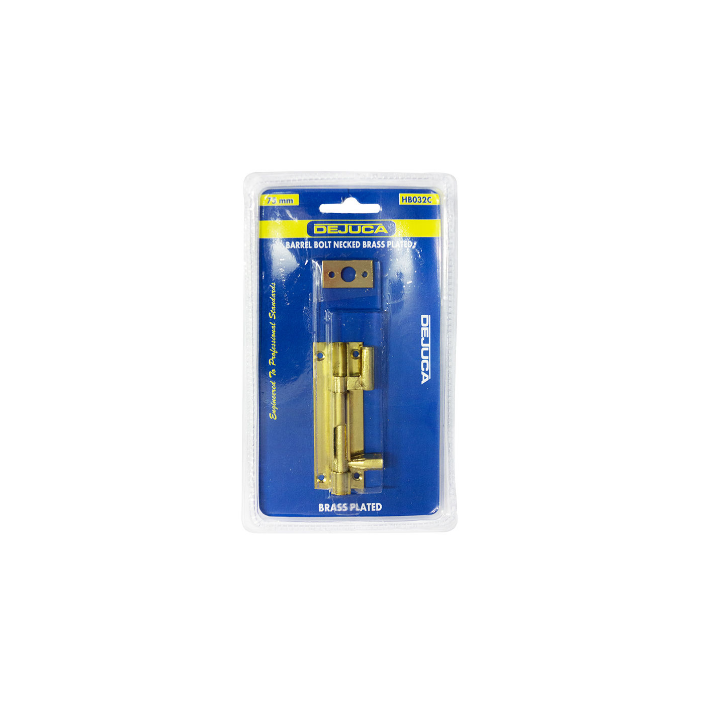 Dejuca - Barrel Bolt - Necked - Bp - 75mm - 1/Card - 5 Pack