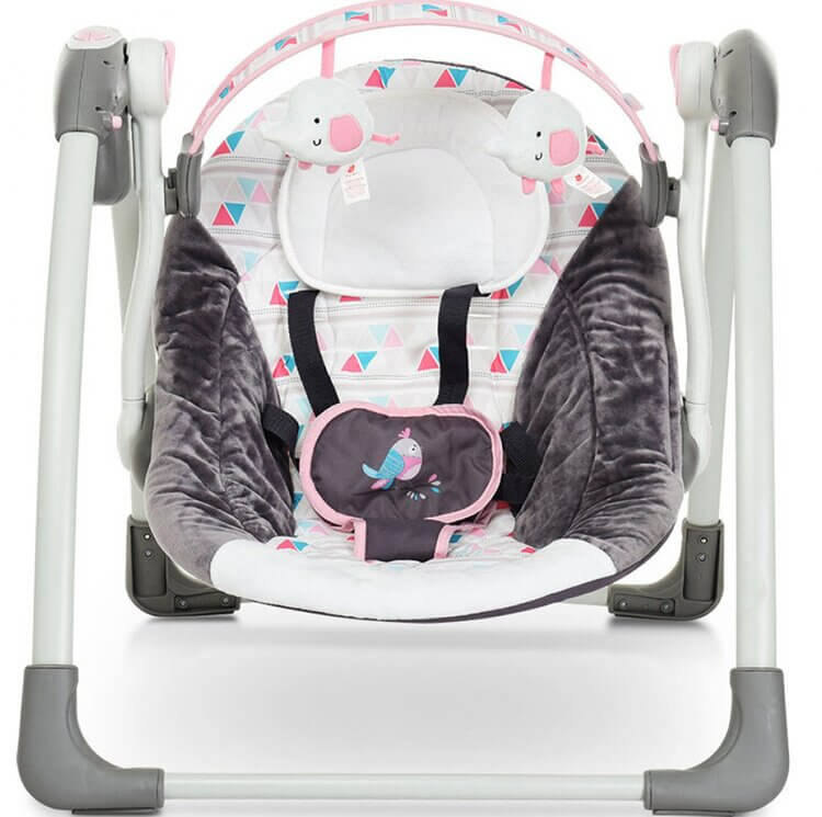 Deluxe Portable Baby Swing - Pink