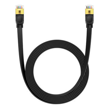 Baseus High Speed CAT7 10Gigabit Ethernet Cable (Flat Cable)5m - Cluster Black