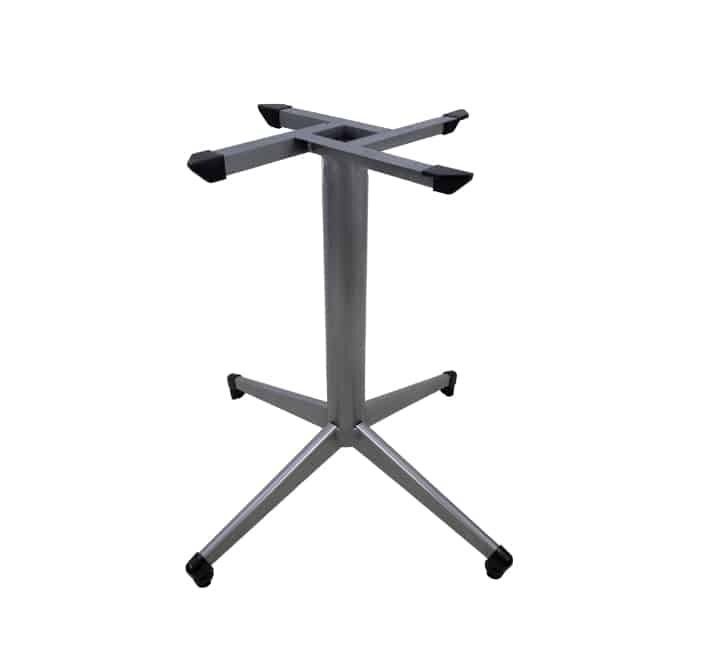 Vividitto - Werzalit Square Cafe Table Top 60cm - Silver