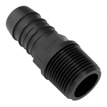 Bulk Pack x 40 Emjay Adaptor Male 20mmx3/4 Inch Black