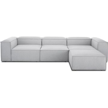 Teddy-George - Nina Couch/Sofa with Ottoman, grey linen