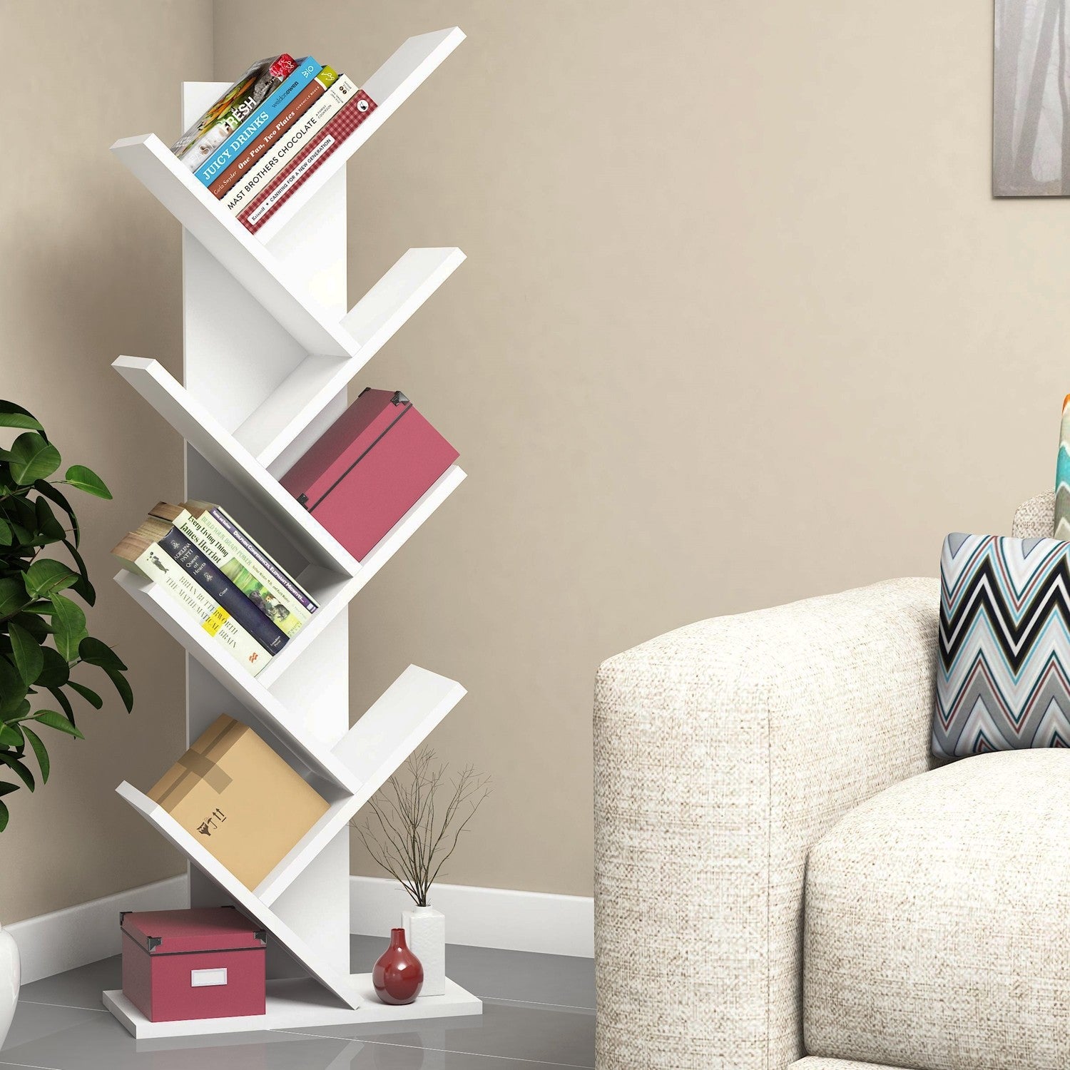 Figure It Out Furniture Bookshelf Hitit - White