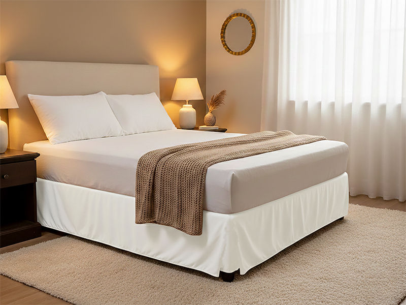 - Easy Fit, Wrinkle Free, Durable Base Wrap- CPT Super King - Optical White(06 Piece Pack)