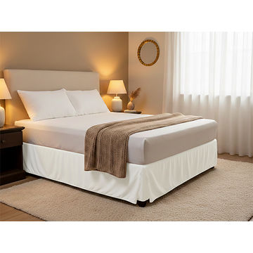 - Easy Fit, Wrinkle Free, Durable Base Wrap- CPT Super King - Optical White(06 Piece Pack)