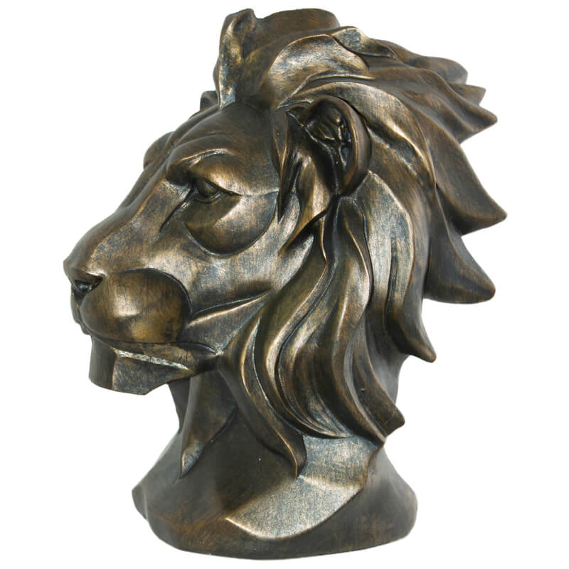 Gold Lion Head