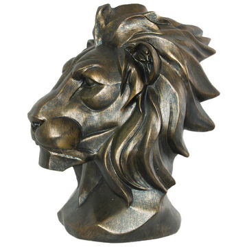 Gold Lion Head