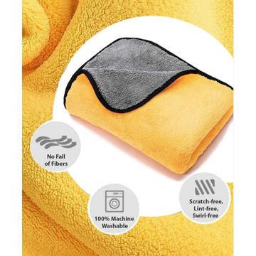 800GSM Ultra Soft Coral Fleece Car Towel