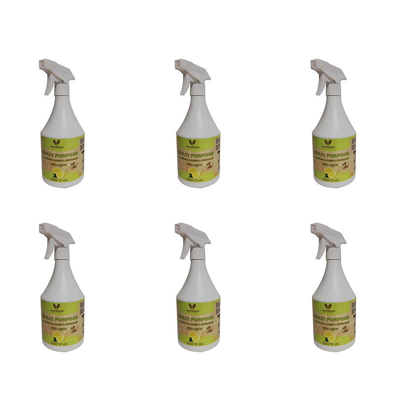 Eco Ready To Use Kitchen and Bathroom Cleaner Nano New 750ml ( 6 Pack )