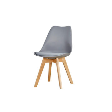 CozyCraft - Emma Cushion Chair - Set of 4 (Grey)