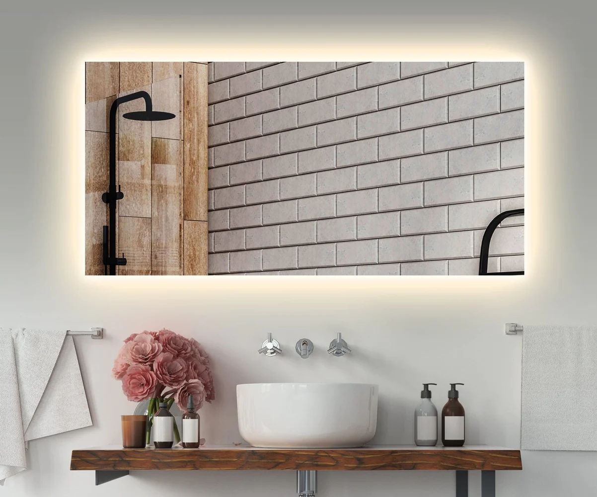 Emma Bathroom Mirror Warm White 80x120cm