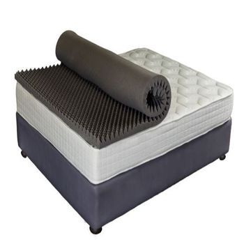 Driftaway Convoluted Foam Mattress Topper GREY - Double Extra Length