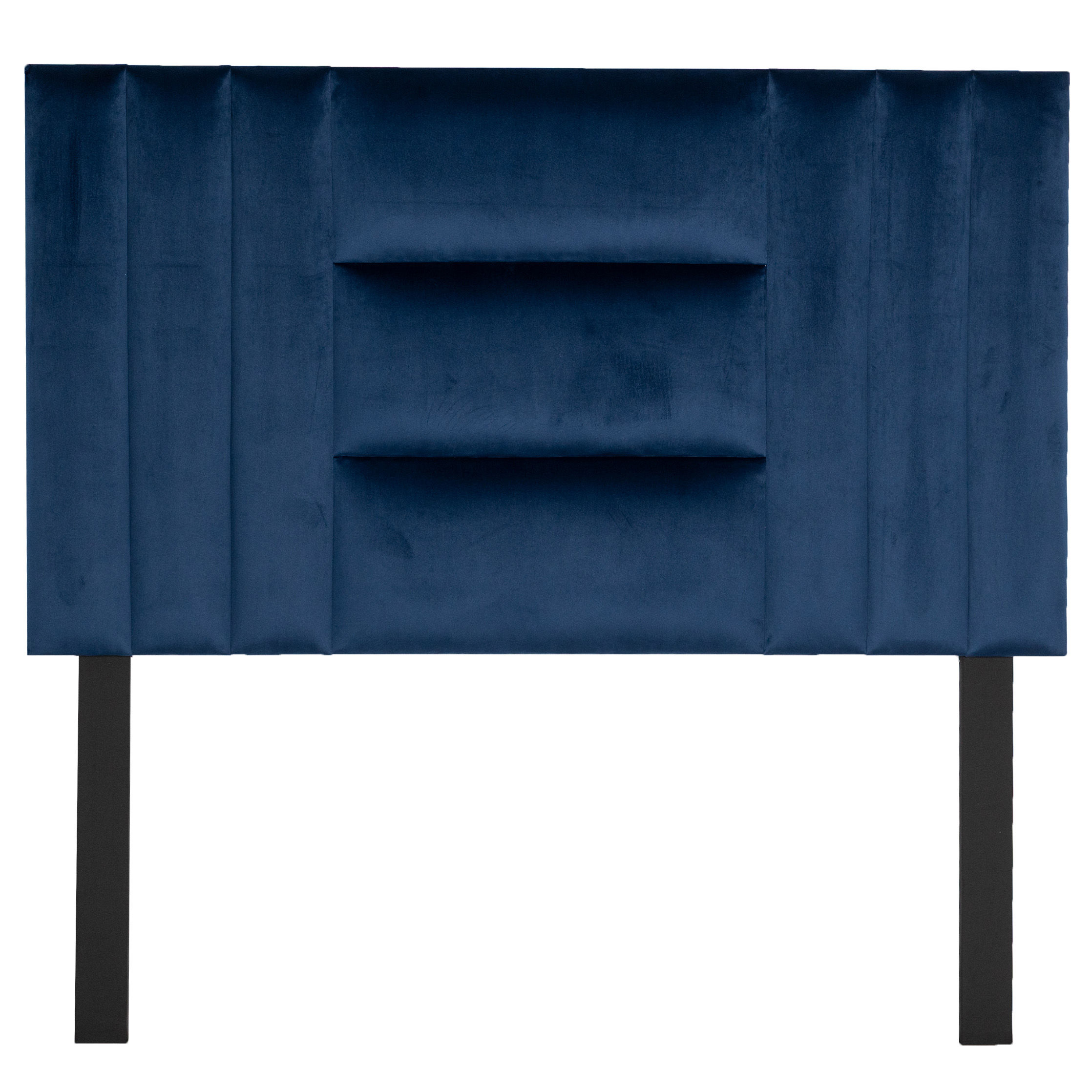 Luna Headboard - Blue Velvet - King