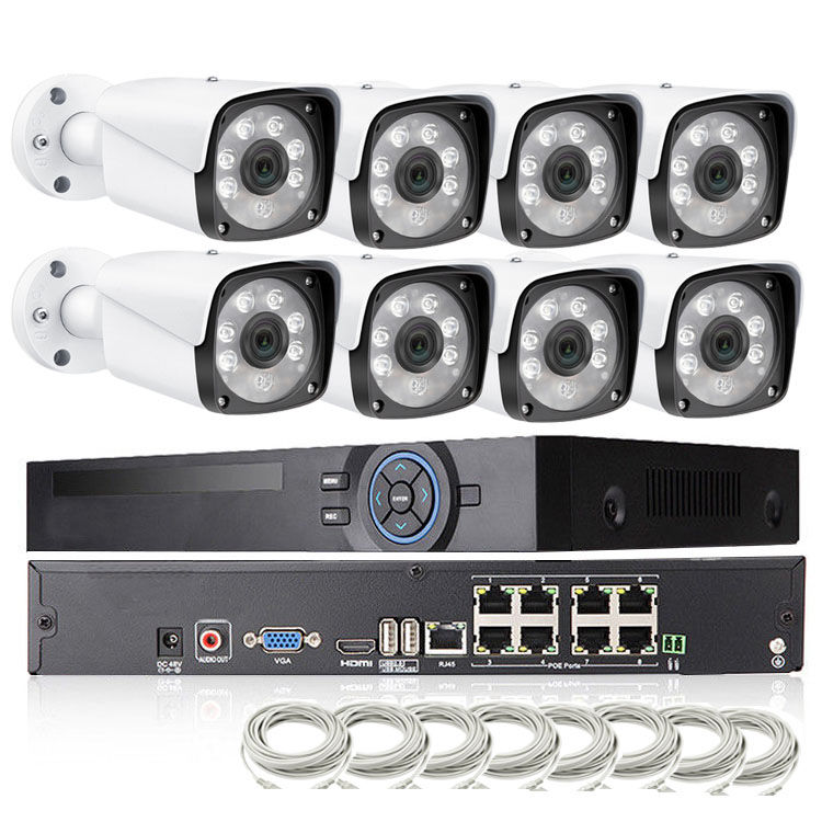 8 Channel NVR IP Poe Camera Security System