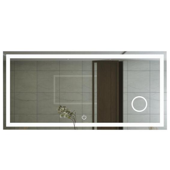 LED Rectangular Magnifier Dim Mirror 140 X80 Cm