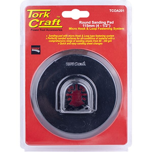 Quick Change  Base & Arbor 115Mm Hook And Loop Micro Sanding