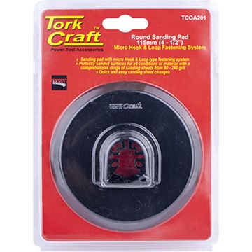 Quick Change  Base & Arbor 115Mm Hook And Loop Micro Sanding