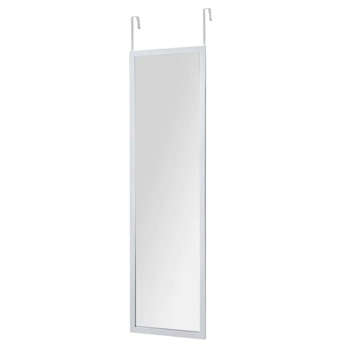 Woodly Mirror, Over-Door Hook, White, 1200mm x 300mm