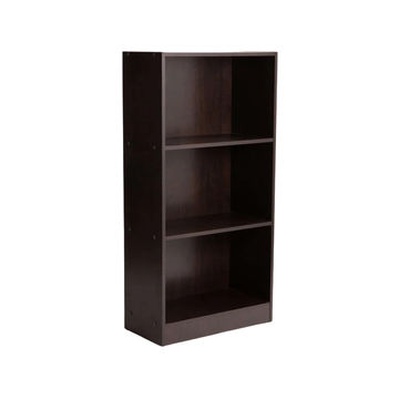 Vividitto - Rampu 3 Shelf Bookcase - Wenge
