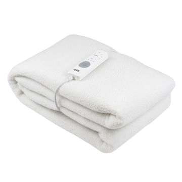 ALVA Single Sherpa Fleece Fitted Electric Blanket W/ Elastic 91x188 Single 3 Heat Setting Controller 12 Month Warranty