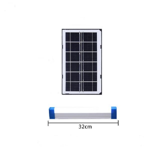 CBK Solar Rechargeable LED Tube Lights - Pack Of 2