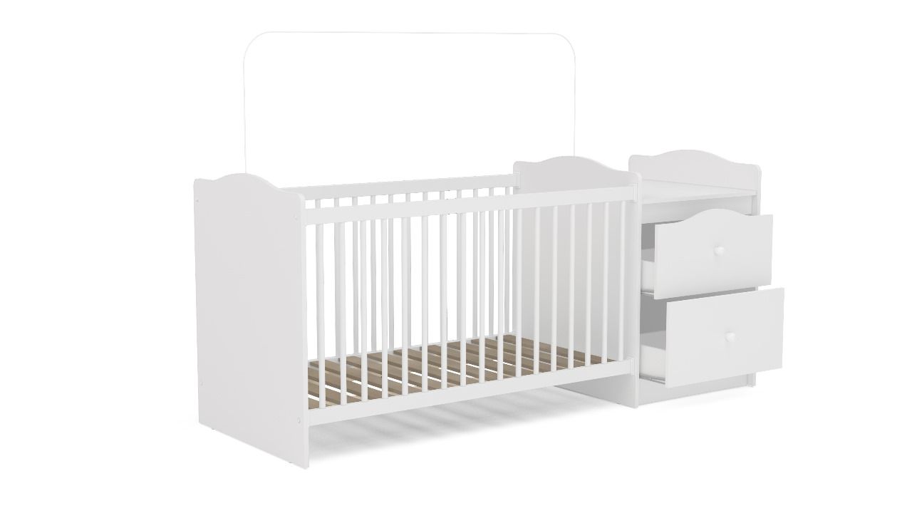 Linx Milan All in One Nursery Station Standard Crib