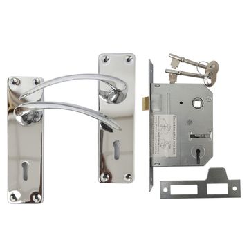 Emerald Handle & 2 Lever SABS Lockset