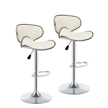 Nu Dekor - Stella Bar Stool - Set Of 2 -  White