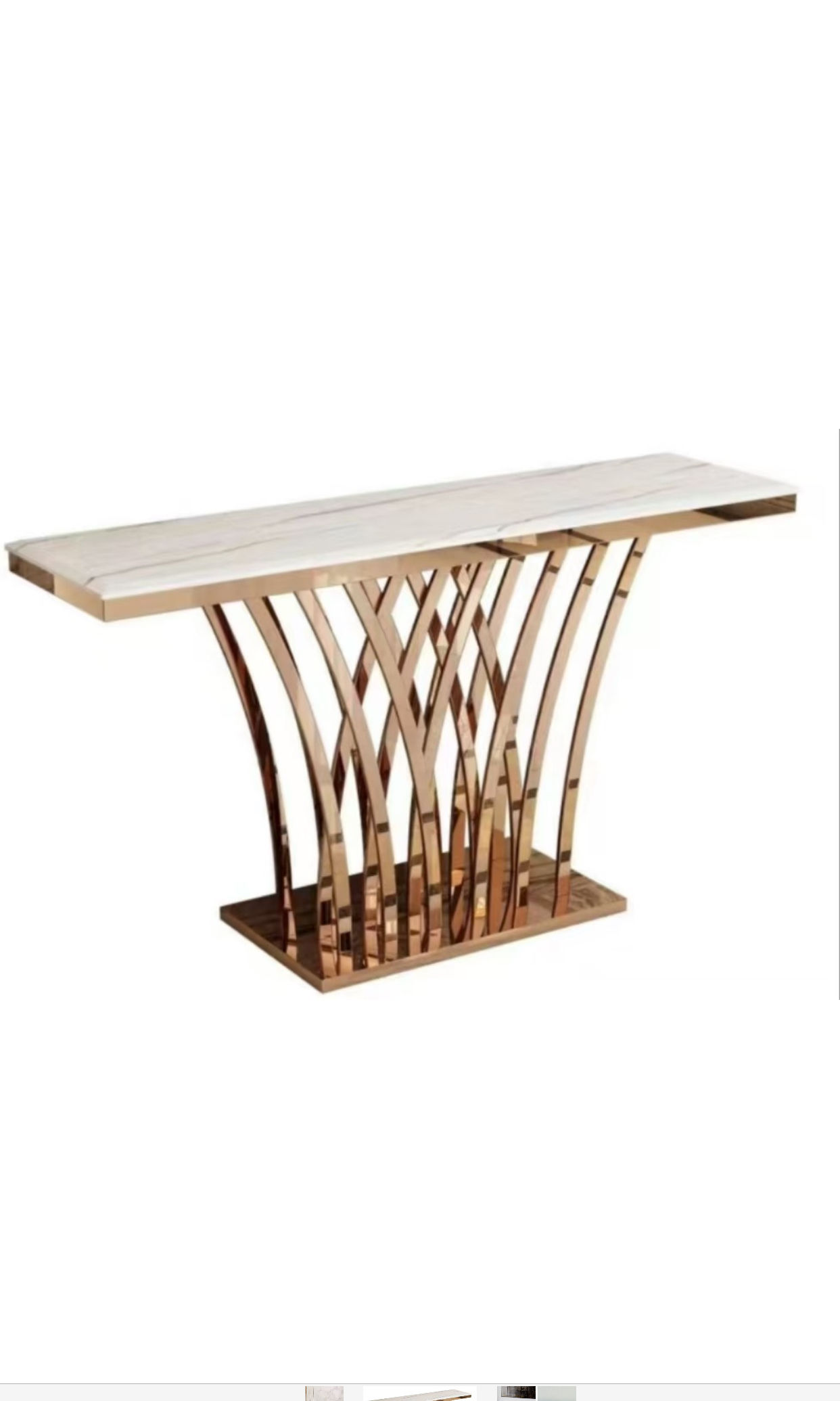 IG Furn- GA88 Console Rose Gold