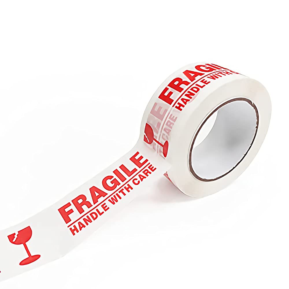 50 Meter Heavy Duty Adhesive Fragile BOPP Tape 10 PC VALUE PACK