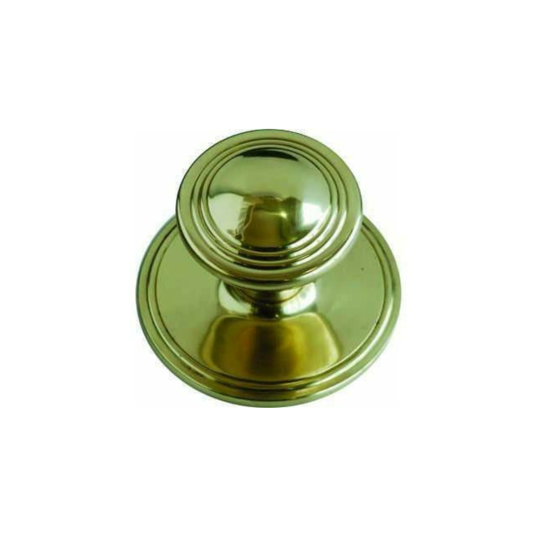 solid brass central knob