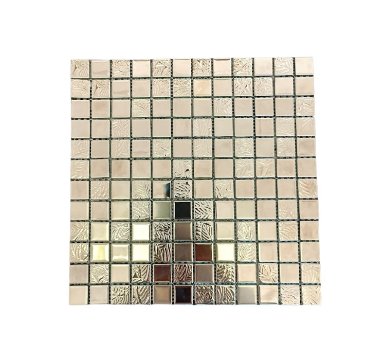 Mosaic Glass - Moonlight Silver 23mm- 300x300 (per sheet)